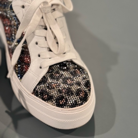 BETSY JOHNSON Rhinestone encrusted, Women’s Lindsay sneakers. Size 6 LIKE NEW - Picture 13 of 16